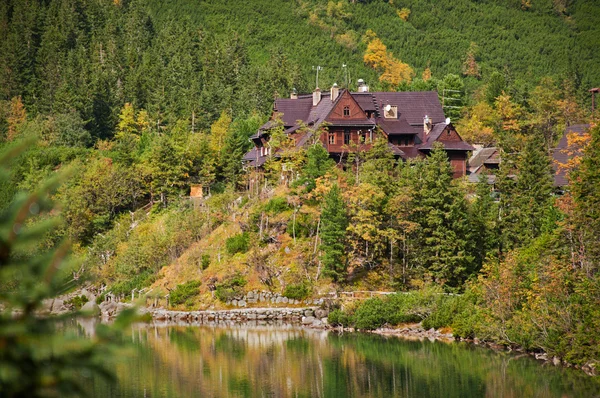 Casa in legno — Foto Stock