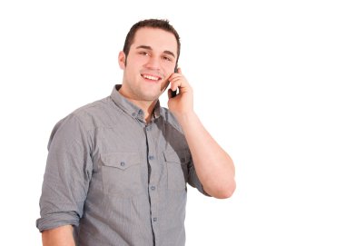 Telefondaki adam.