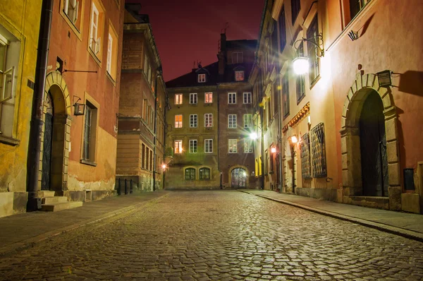 Старый город ночью. — стоковое фото