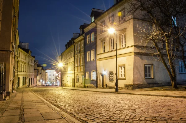 Old Town at night. — Stock Photo, Image