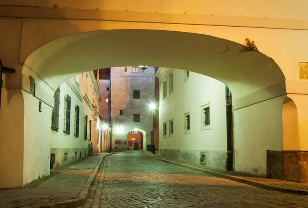 Ciudad vieja por la noche. — Foto de Stock