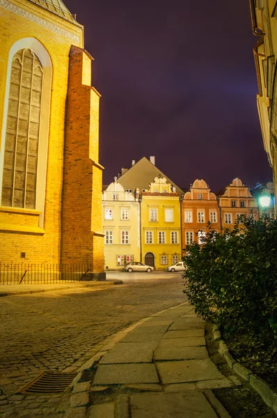 Gamla stan på natten. — Stockfoto