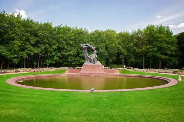 Pomnik chopina — Zdjęcie stockowe
