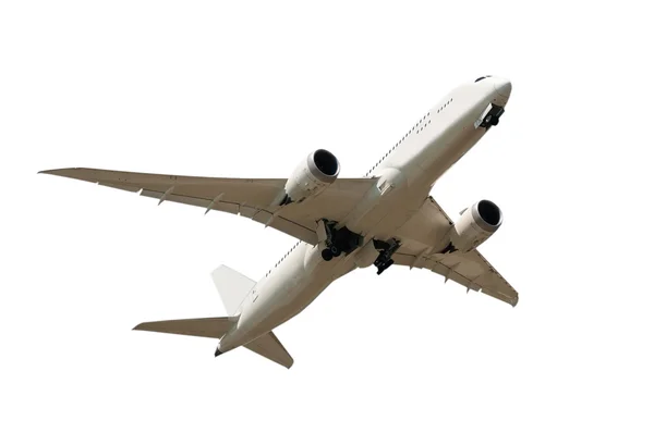 Λευκό αεροπλάνο — Φωτογραφία Αρχείου