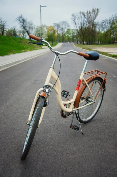 Bicicleta femenina — Foto de Stock