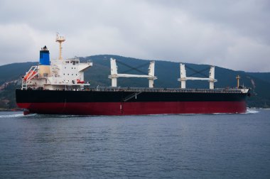 White ship sails