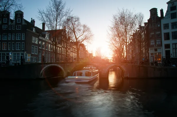 Most Amsterdam — Zdjęcie stockowe
