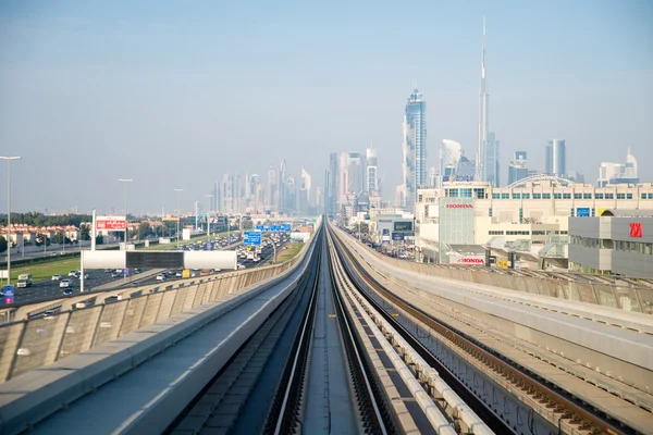 Metropolitana di Dubai — Foto Stock