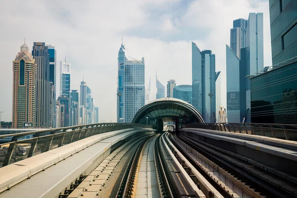 Metropolitana di Dubai — Foto Stock