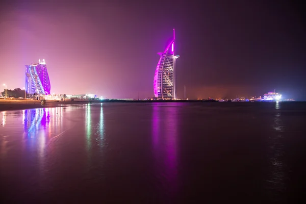 Hotéis sete estrelas Burj Al Arab — Fotografia de Stock