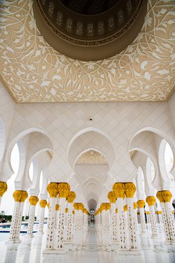 Abu Dabi 'deki Şeyh Zayed camii.