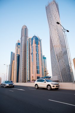 Dubai Marina 'daki gökdelenler