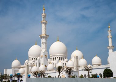 Abu Dabi 'deki Şeyh Zayed camii.