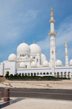 Abu Dabi 'deki Şeyh Zayed camii.