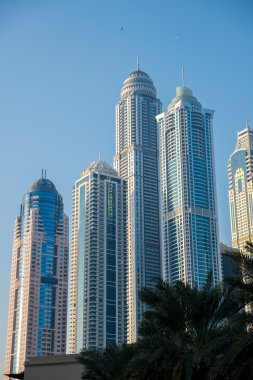 Dubai Marina 'daki gökdelenler