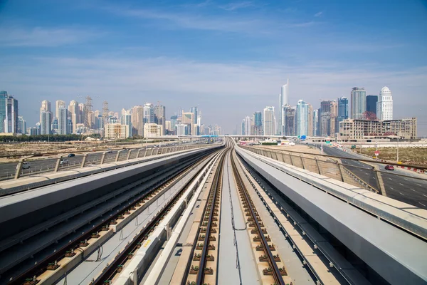 U-Bahn von Dubai — Stockfoto