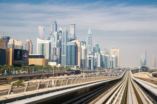 Metropolitana di Dubai — Foto Stock