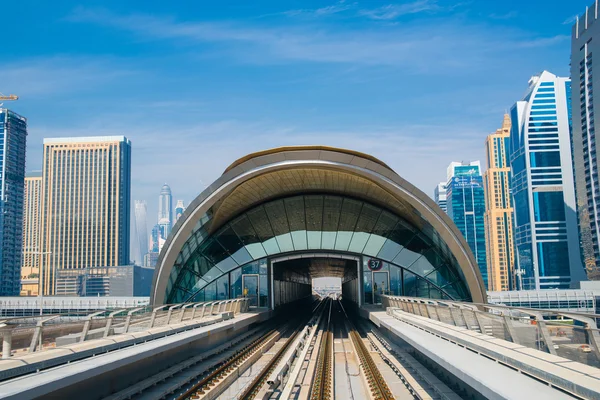 Dubajské metro — Stock fotografie