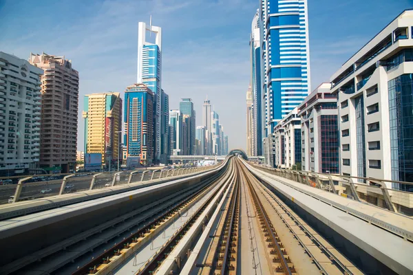 Metropolitana di Dubai — Foto Stock