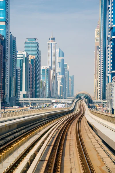 Metropolitana di Dubai — Foto Stock