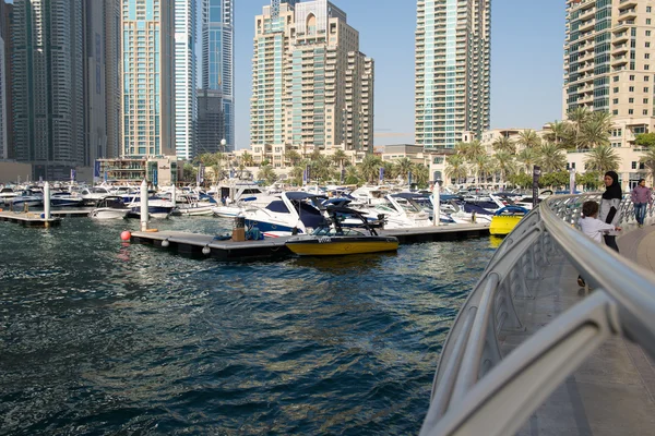 Skyscrapers in Dubai Marina — Stock Photo, Image