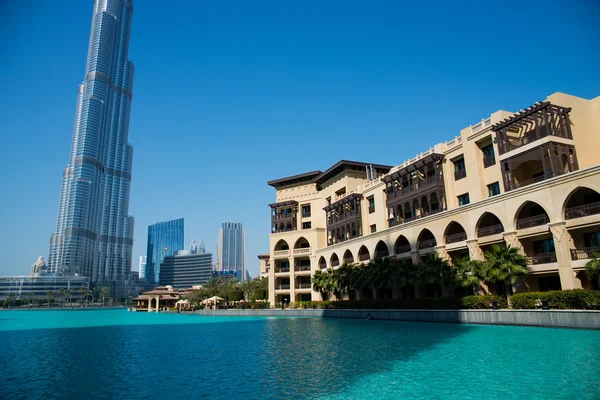 Palast im Stadtzentrum Dubais — Stockfoto