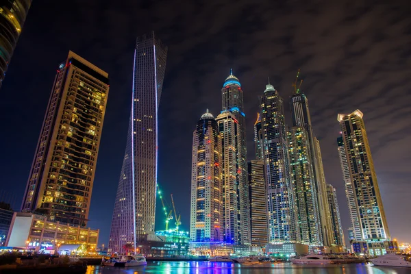 Skyscrapers in Dubai Marina — Stock Photo, Image