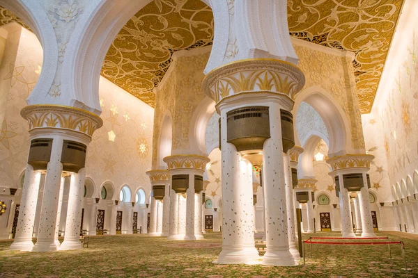 Schejk zayed-moskén, abu dhabi — Stockfoto