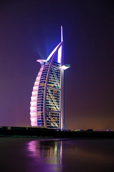 Hotel Burj Al Arab in Dubai — Stock Photo, Image