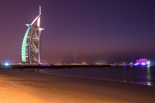 Luxury hotel Burj Al Arab  in Dubai