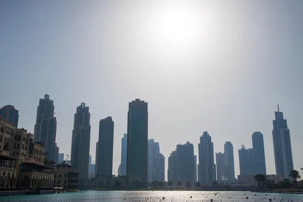 Dubai'deki gökdelenler — Stok fotoğraf