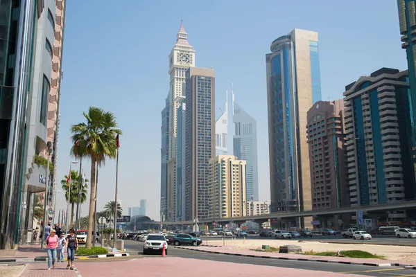 Skyscrapers in Dubai — Stock Photo, Image