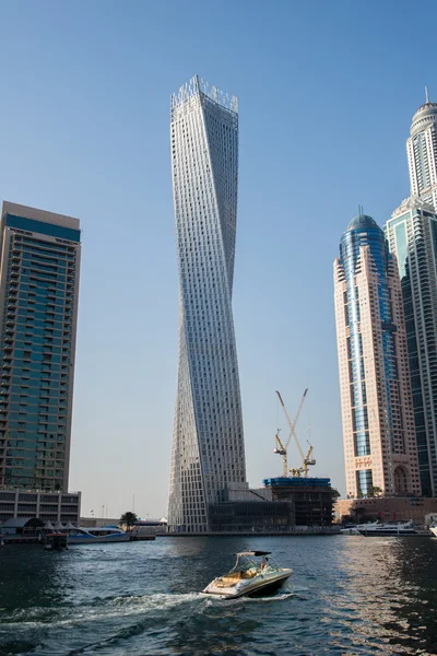 迪拜码头的摩天大楼 — 图库照片