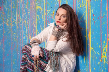 içinde egzotik güzel kadın