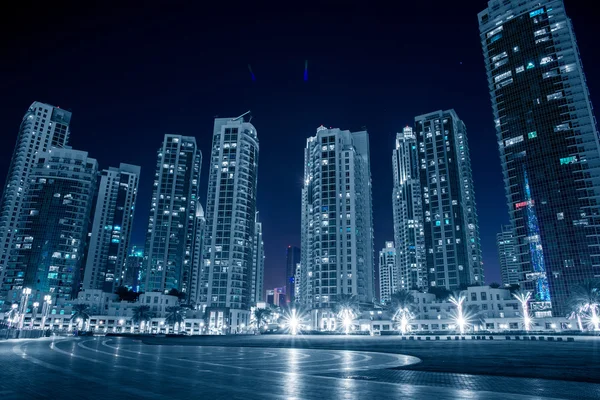 Вид на дворец в центре Дубая — стоковое фото