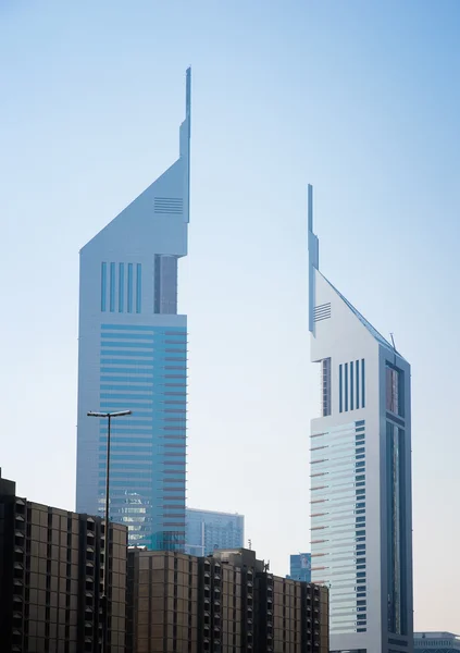 Modern skyscrapers in Dubai — Stock Photo, Image