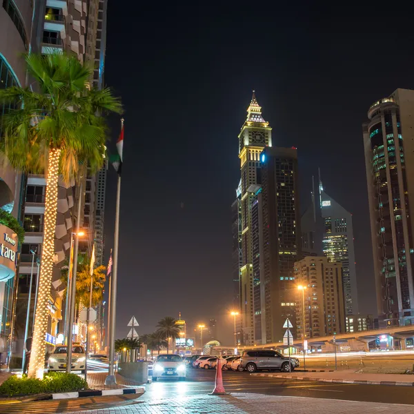 Modern skyscrapers in Dubai — Stock Photo, Image