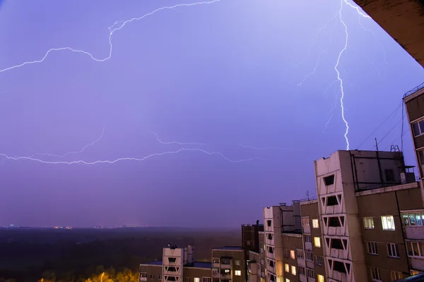 Fulmini nel cielo — Foto Stock