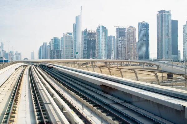 U-Bahn von Dubai — Stockfoto