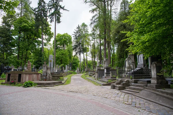 Lychakiv kyrkogård — Stockfoto