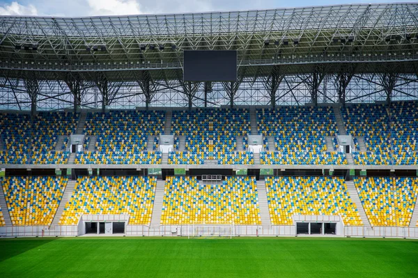 Boş futbol stadyumu — Stok fotoğraf