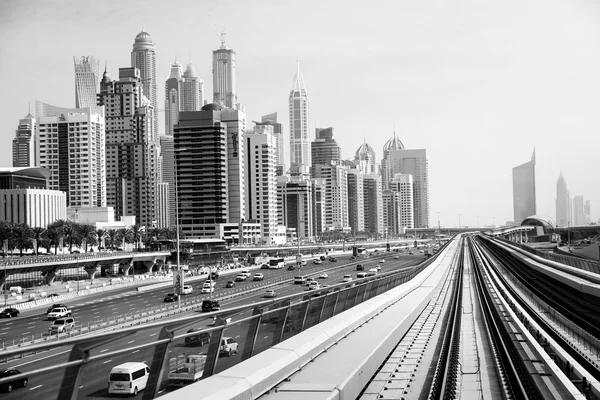 U-Bahn von Dubai — Stockfoto