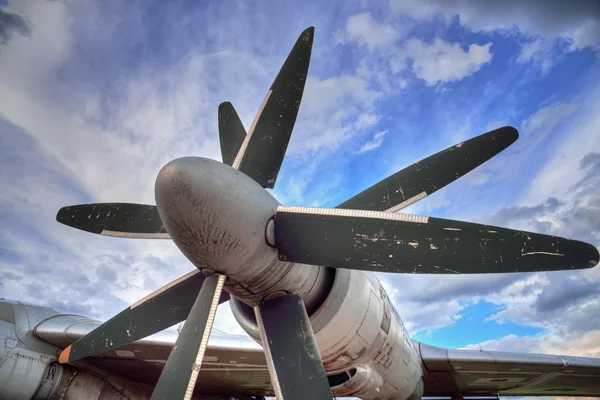 Gammalt propellerplan — Stockfoto