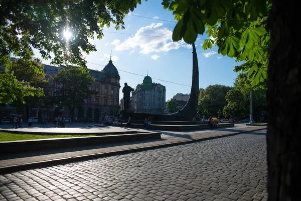 Monument to Taras Shevchenko — Stock Photo, Image