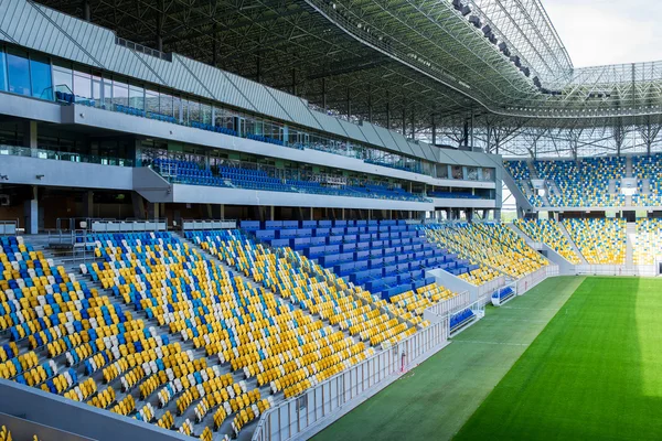 Prázdný fotbalový stadion — Stock fotografie