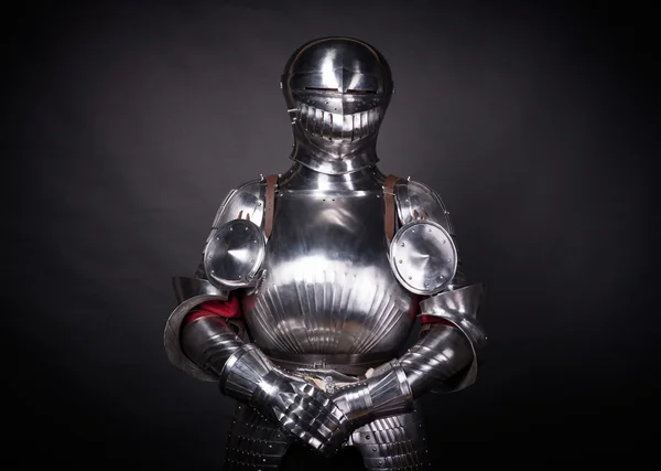 Knight in metal armor — Stock Photo, Image