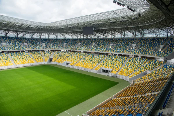 Prázdný fotbalový stadion — Stock fotografie