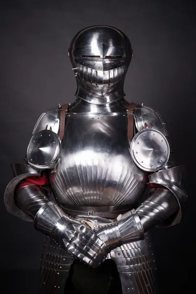 金属盔甲骑士 — 图库照片