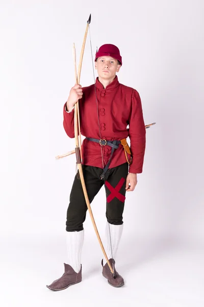 Archer historické kostýmy — Stock fotografie