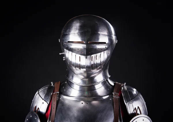 Knight in metal armor — Stock Photo, Image